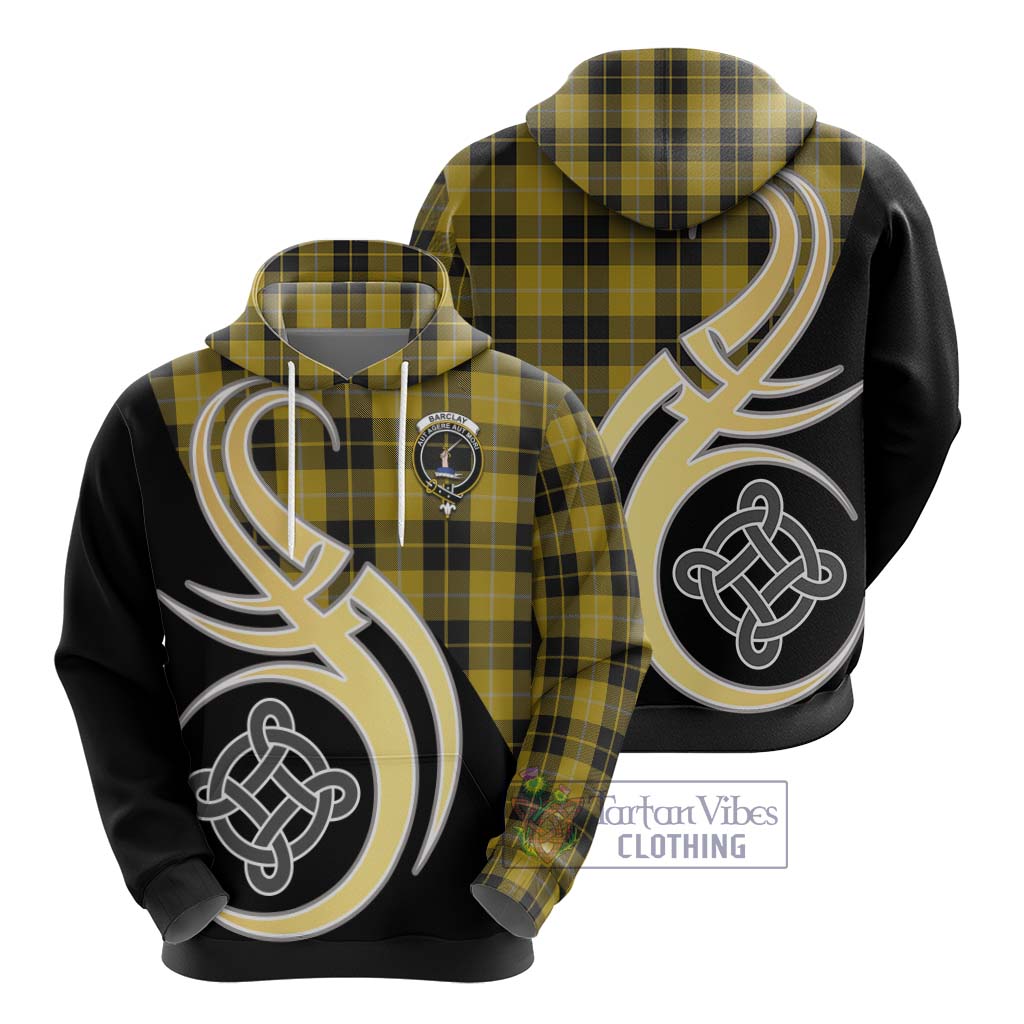 Barclay Dress Tartan Hoodie with Family Crest and Celtic Symbol Style - Tartan Vibes Clothing