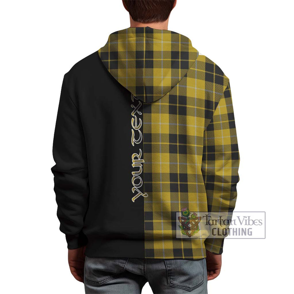 Barclay Dress Tartan Hoodie with Family Crest and Half Of Me Style - Tartanvibesclothing Shop