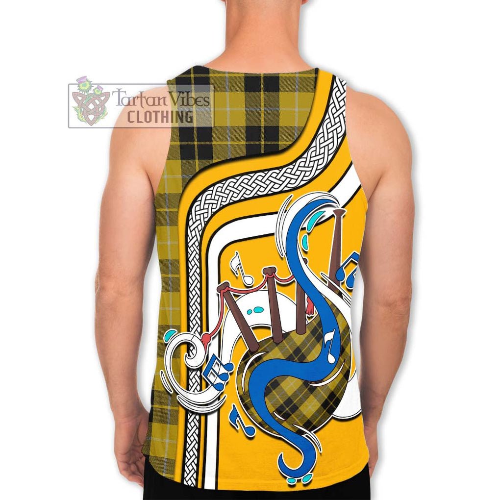 Barclay Dress Tartan Men's Tank Top with Epic Bagpipe Style - Tartanvibesclothing Shop