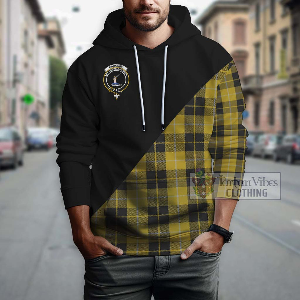 Barclay Dress Tartan Hoodie with Family Crest and Military Logo Style - Tartanvibesclothing Shop