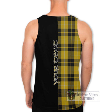 Barclay Dress Tartan Men's Tank Top with Family Crest and Half Of Me Style