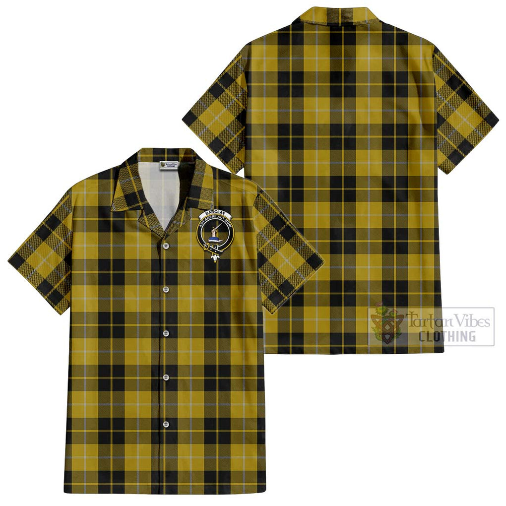 Barclay Dress Tartan Cotton Hawaiian Shirt with Family Crest Kid - Tartan Vibes Clothing