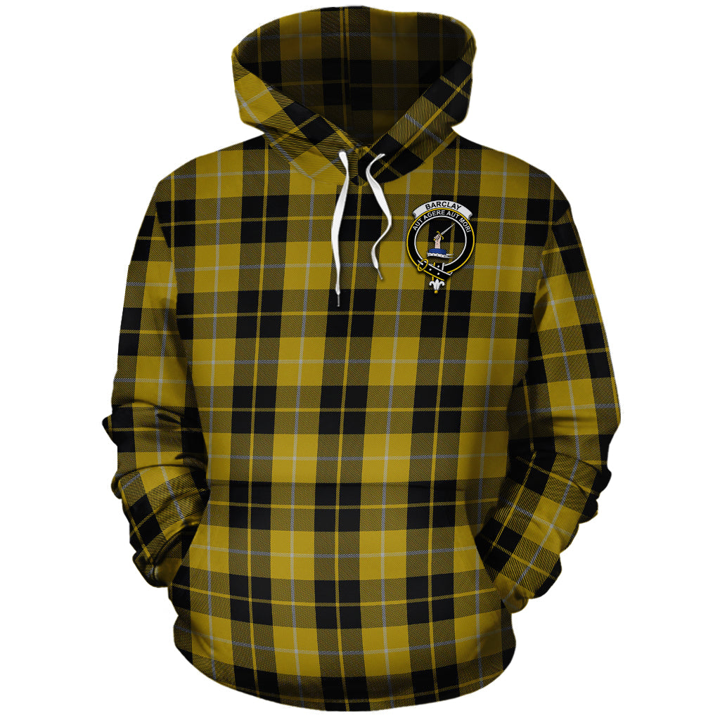 Barclay Dress Tartan Hoodie with Family Crest - Tartanvibesclothing