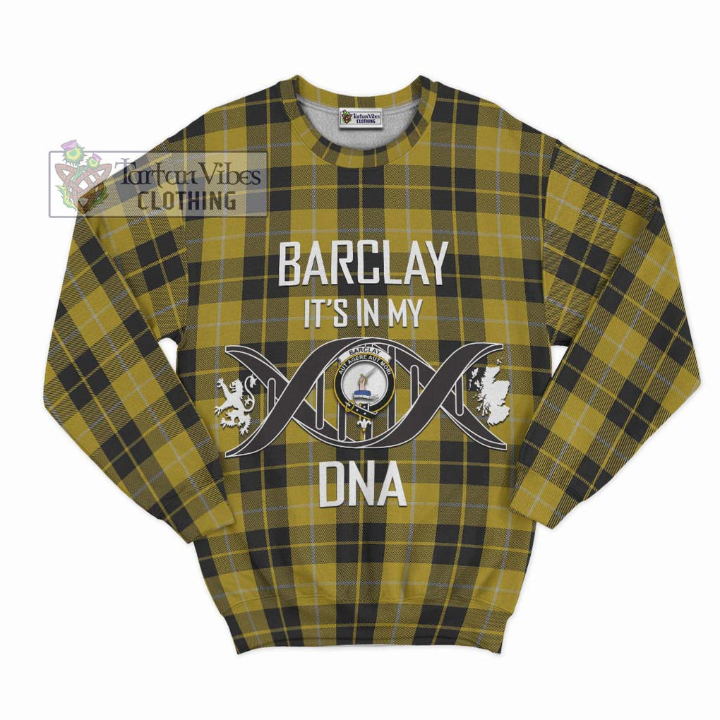 Barclay Dress Tartan Sweatshirt with Family Crest DNA In Me Style - Tartanvibesclothing Shop