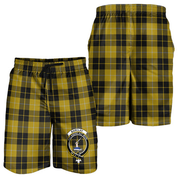 Barclay Dress Tartan Mens Shorts with Family Crest