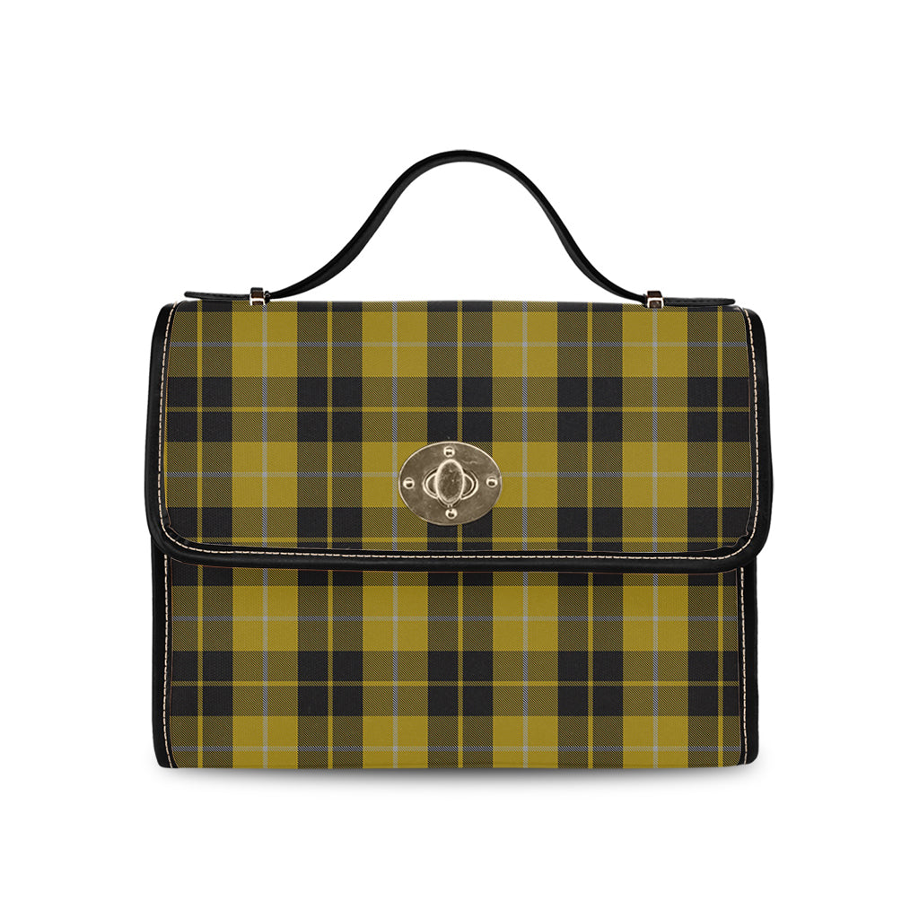 Barclay Dress Tartan Leather Strap Waterproof Canvas Bag - Tartanvibesclothing