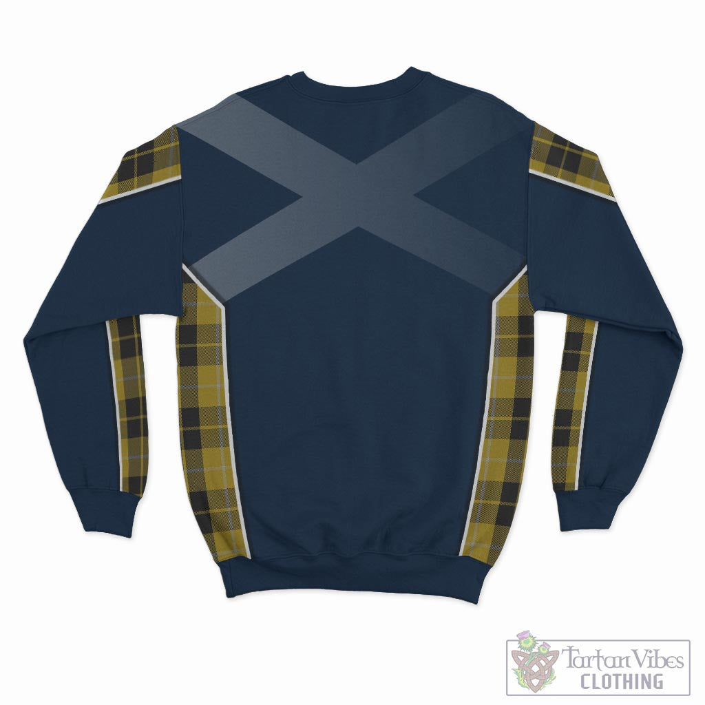 Tartan Vibes Clothing Barclay Dress Tartan Sweatshirt with Family Crest and Scottish Thistle Vibes Sport Style