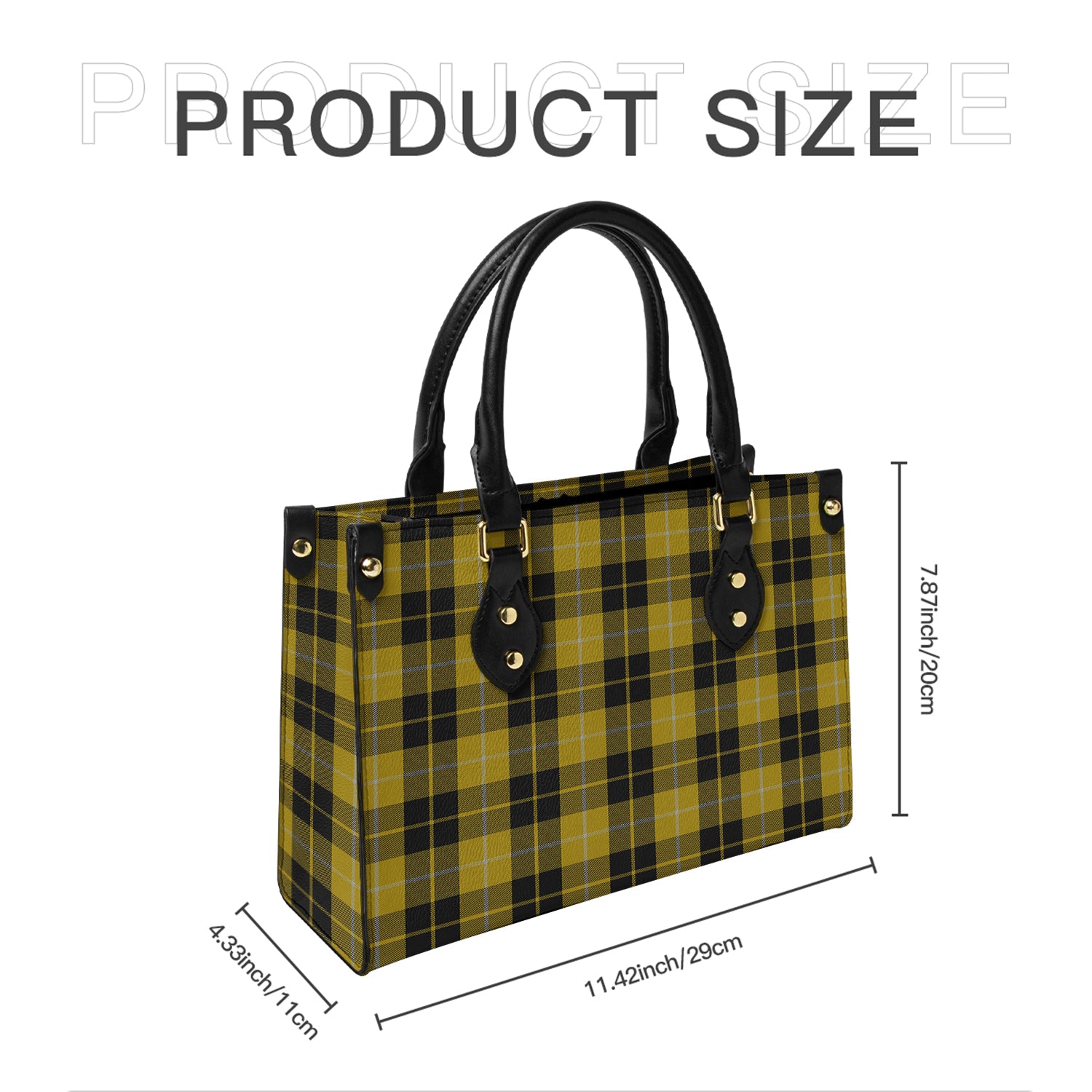 Barclay Dress Tartan Leather Bag - Tartanvibesclothing