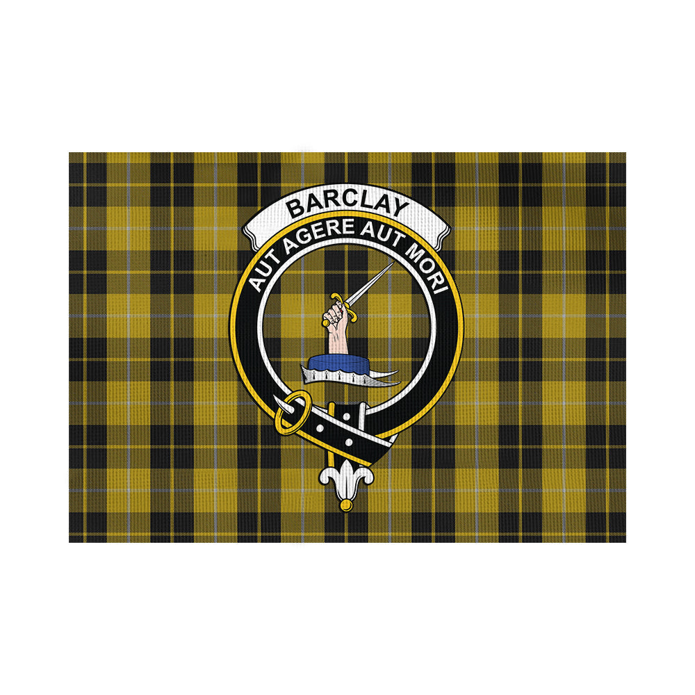 Barclay Dress Tartan Flag with Family Crest - Tartanvibesclothing