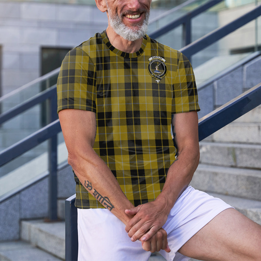 Barclay Dress Tartan T-Shirt with Family Crest - Tartan Vibes Clothing