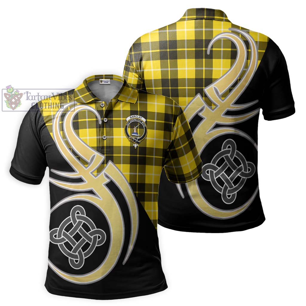 Barclay Dress Modern Tartan Polo Shirt with Family Crest and Celtic Symbol Style Kid - Tartan Vibes Clothing