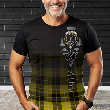 Barclay Dress Modern Tartan T-Shirt Featuring Alba Gu Brath Family Crest Celtic Inspired