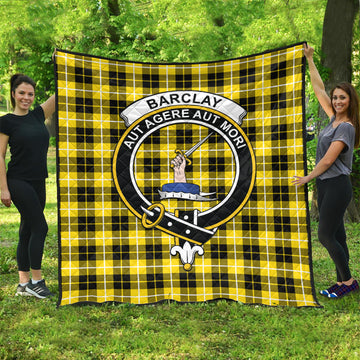 Barclay Dress Modern Tartan Quilt with Family Crest