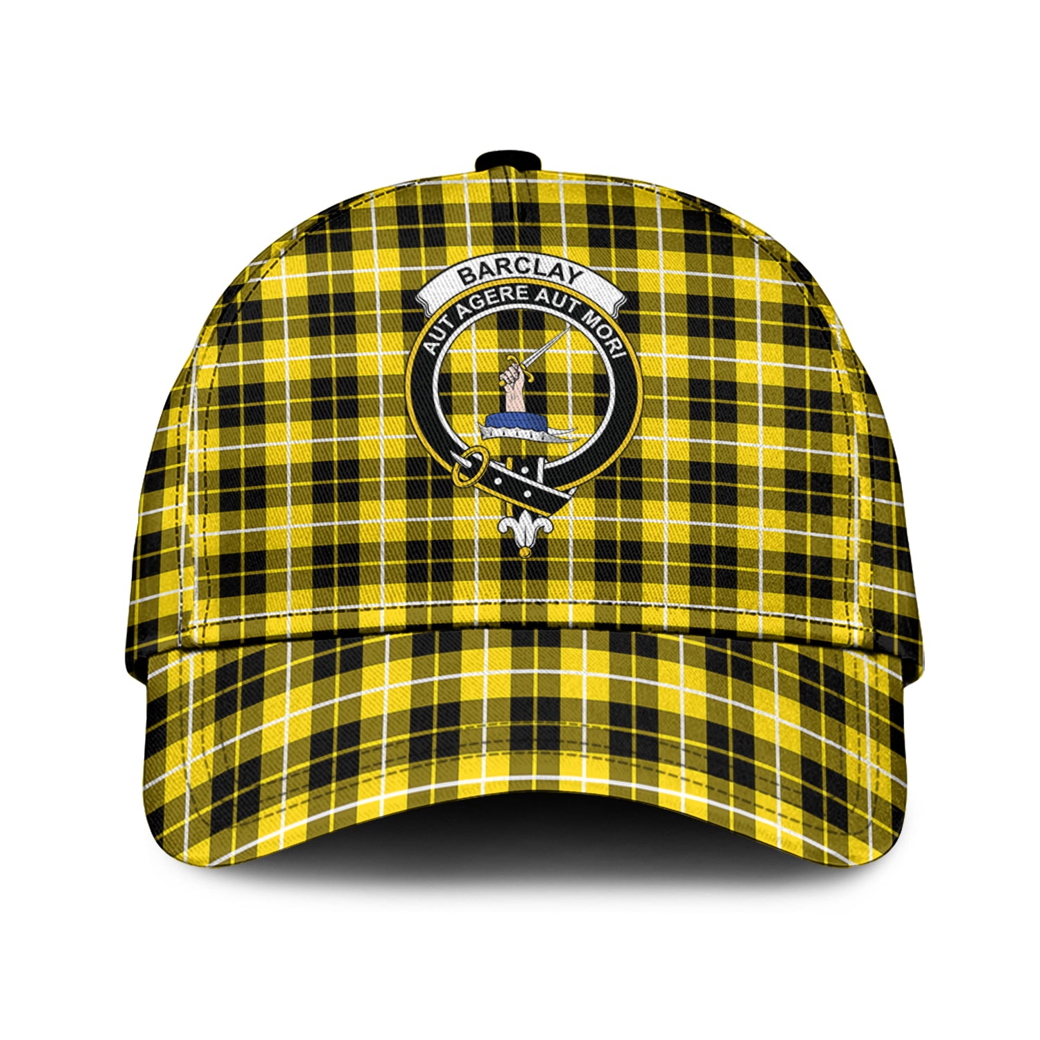 Barclay Dress Modern Tartan Classic Cap with Family Crest Classic Cap Universal Fit - Tartan Vibes Clothing