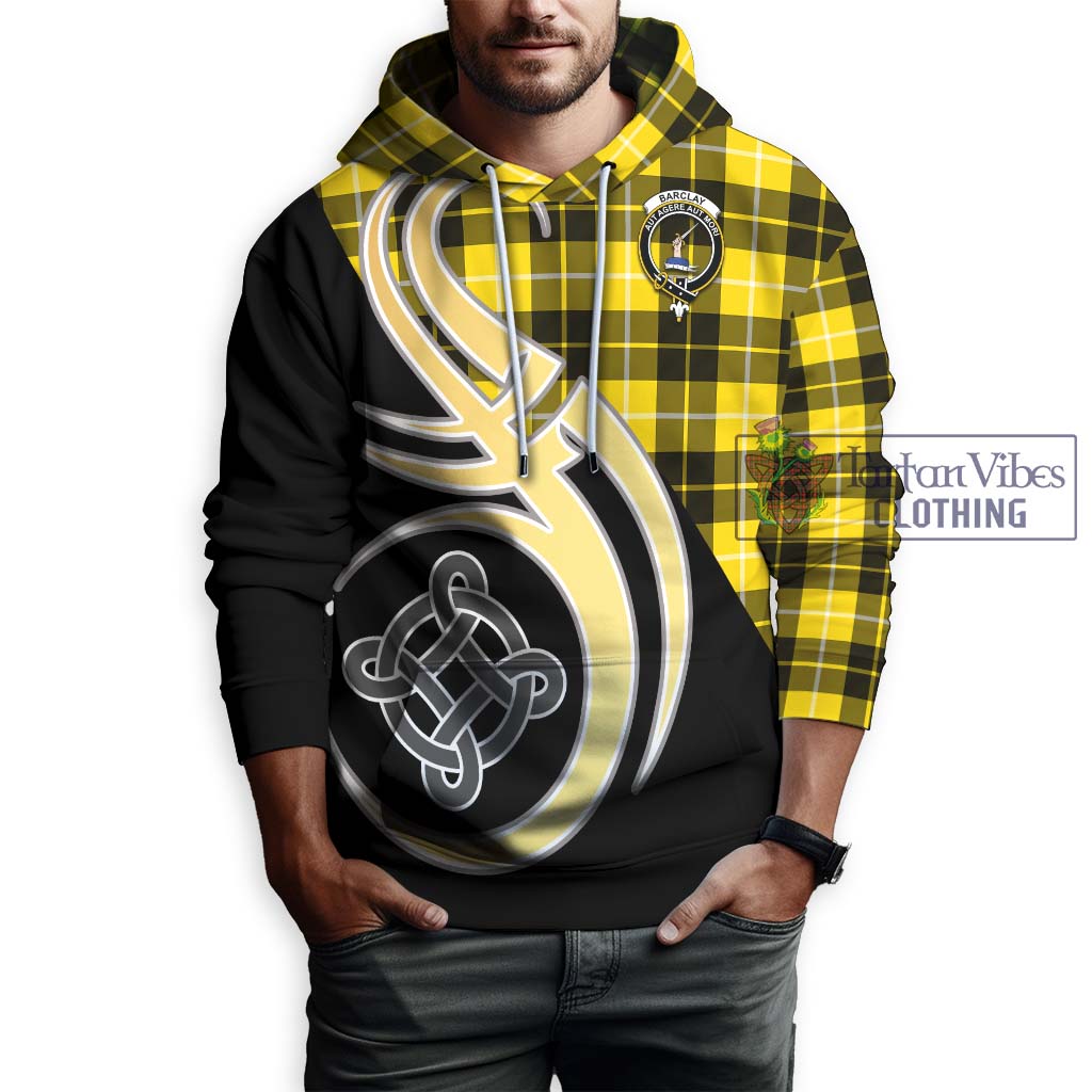 Barclay Dress Modern Tartan Hoodie with Family Crest and Celtic Symbol Style Zip Hoodie - Tartan Vibes Clothing