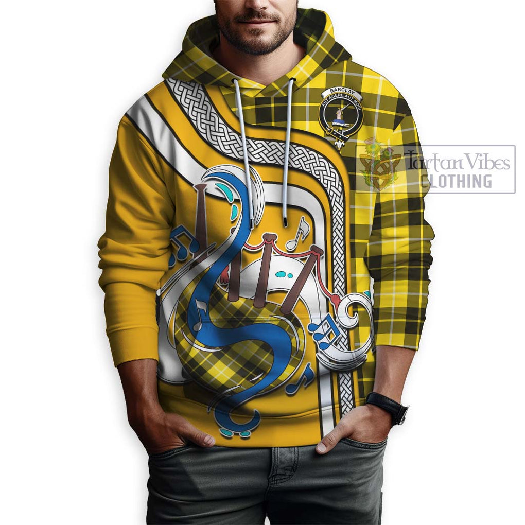 Barclay Dress Modern Tartan Hoodie with Epic Bagpipe Style Zip Hoodie - Tartanvibesclothing Shop