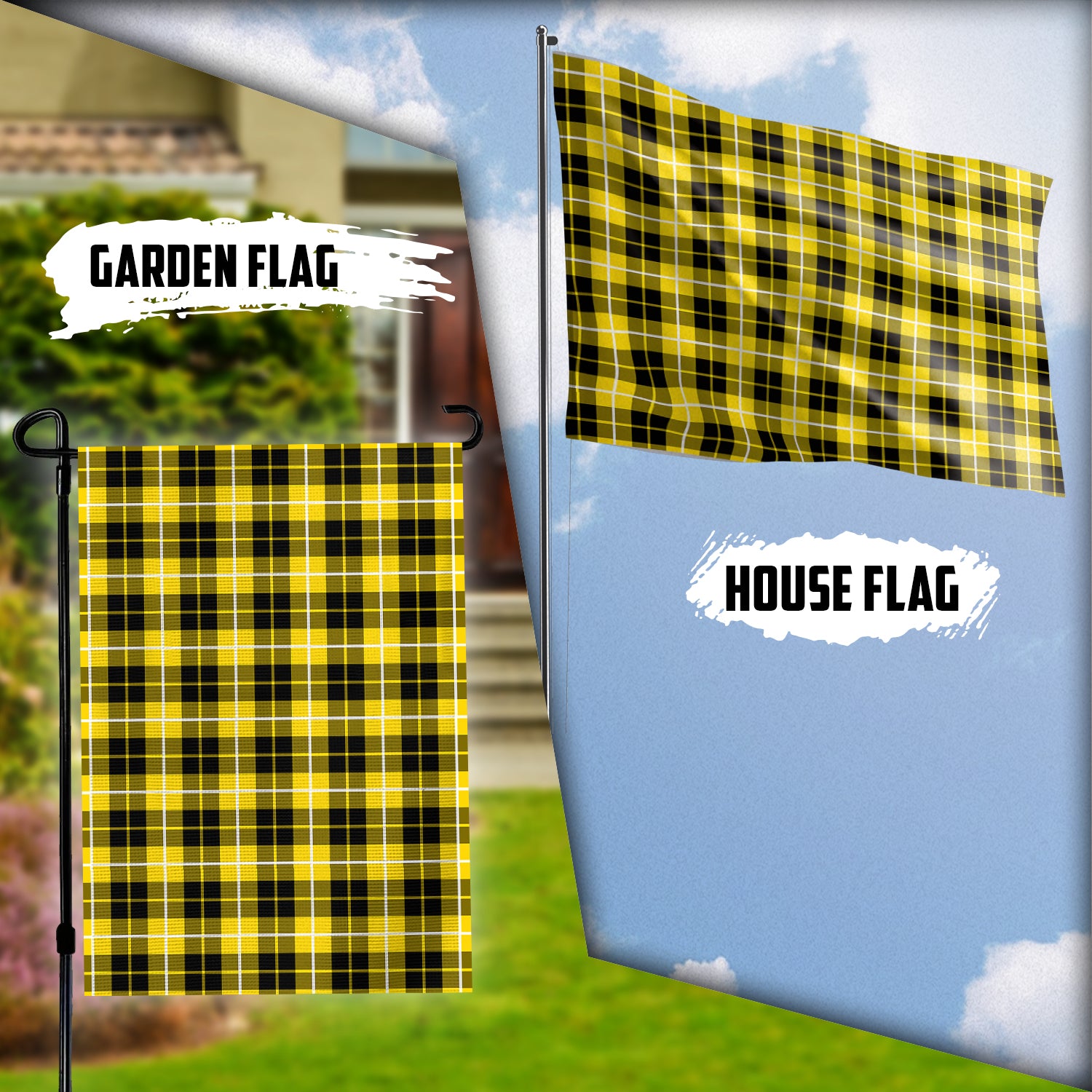 Barclay Dress Modern Tartan Flag Garden Flag (Vertical) - Tartan Vibes Clothing