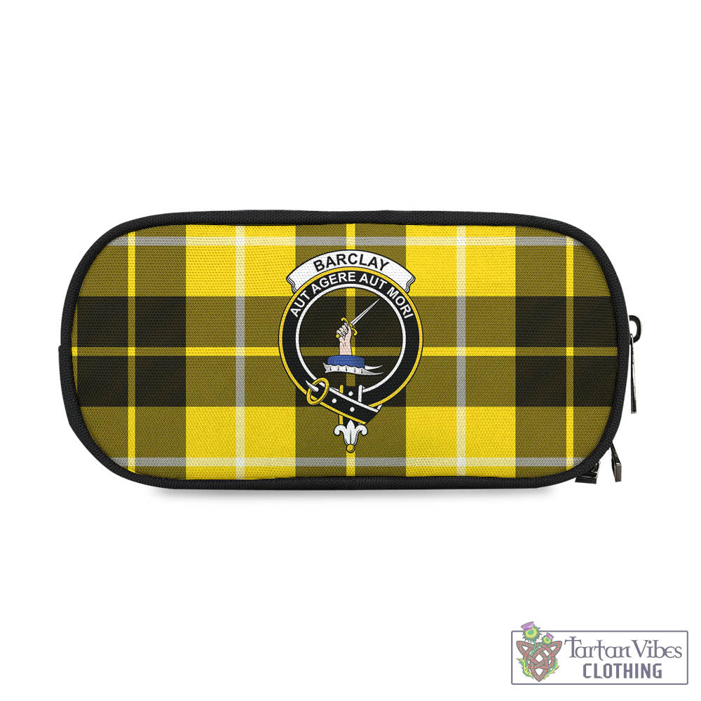 Tartan Vibes Clothing Barclay Dress Modern Tartan Pen and Pencil Case with Family Crest