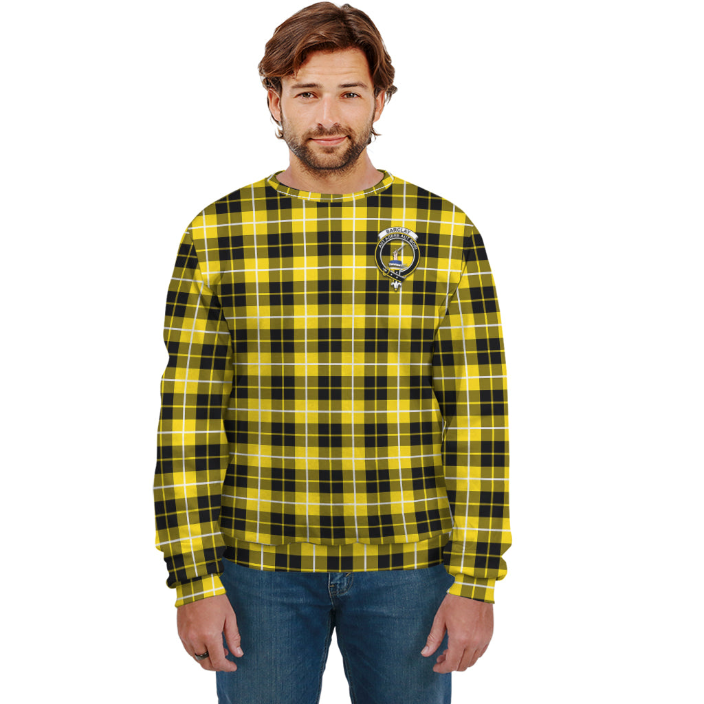 Barclay Dress Modern Tartan Sweatshirt with Family Crest Unisex - Tartan Vibes Clothing