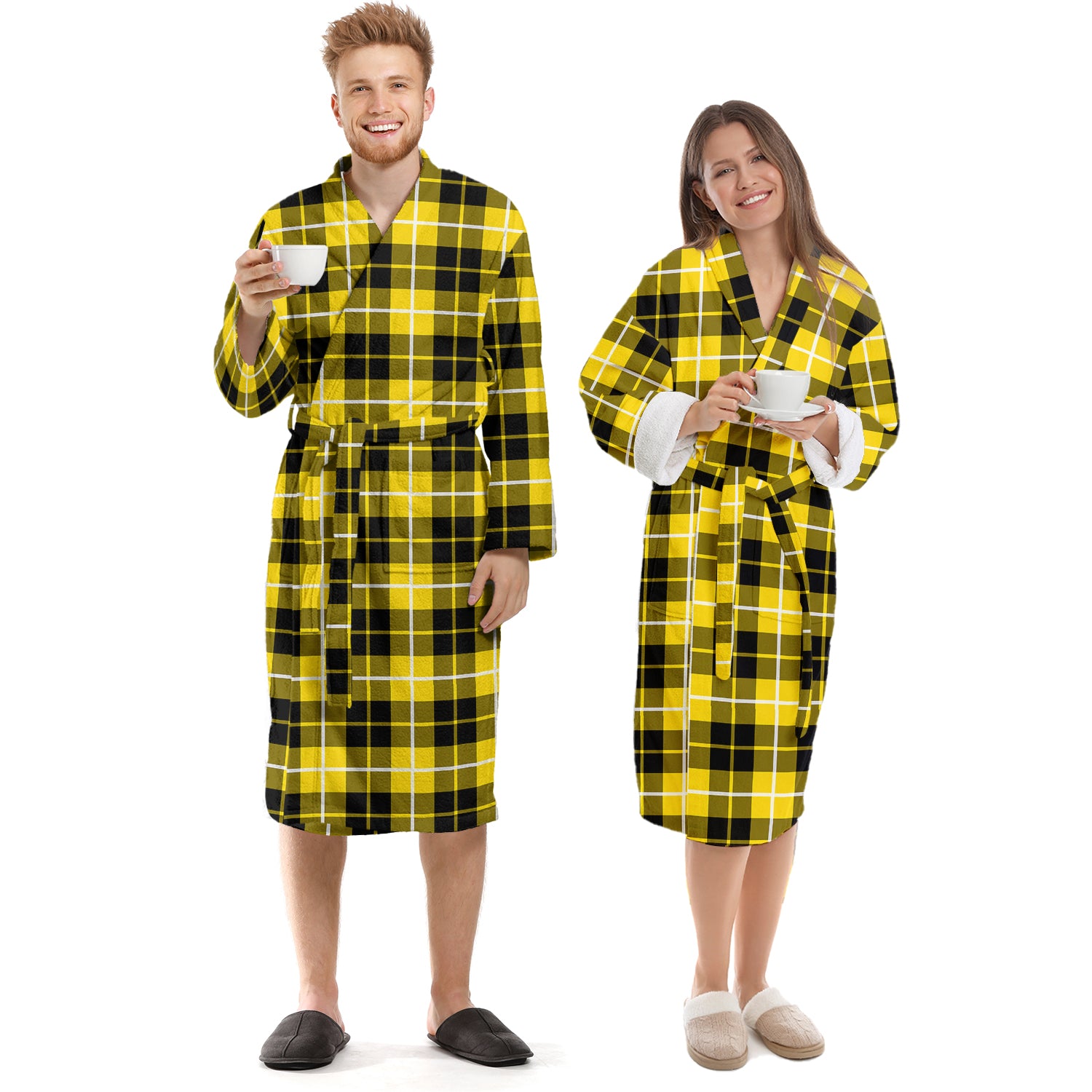 Barclay Dress Modern Tartan Bathrobe Unisex S - Tartan Vibes Clothing