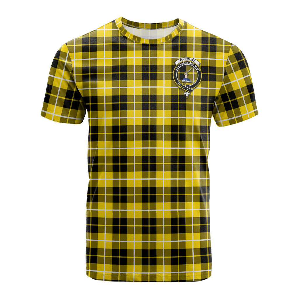 Barclay Dress Modern Tartan T-Shirt with Family Crest - Tartan Vibes Clothing