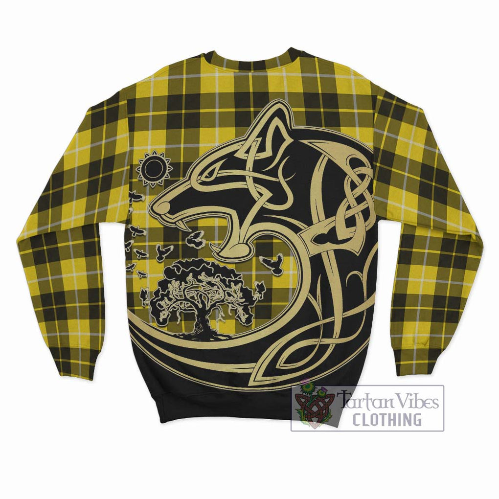 Barclay Dress Modern Tartan Sweatshirt with Family Crest Celtic Wolf Style - Tartan Vibes Clothing