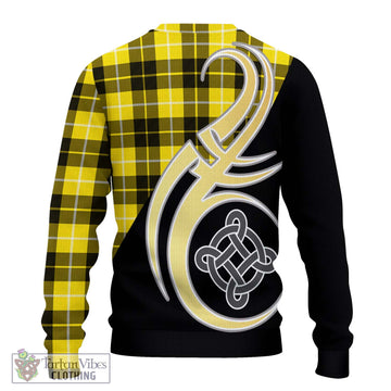 Barclay Dress Modern Tartan Ugly Sweater with Family Crest and Celtic Symbol Style