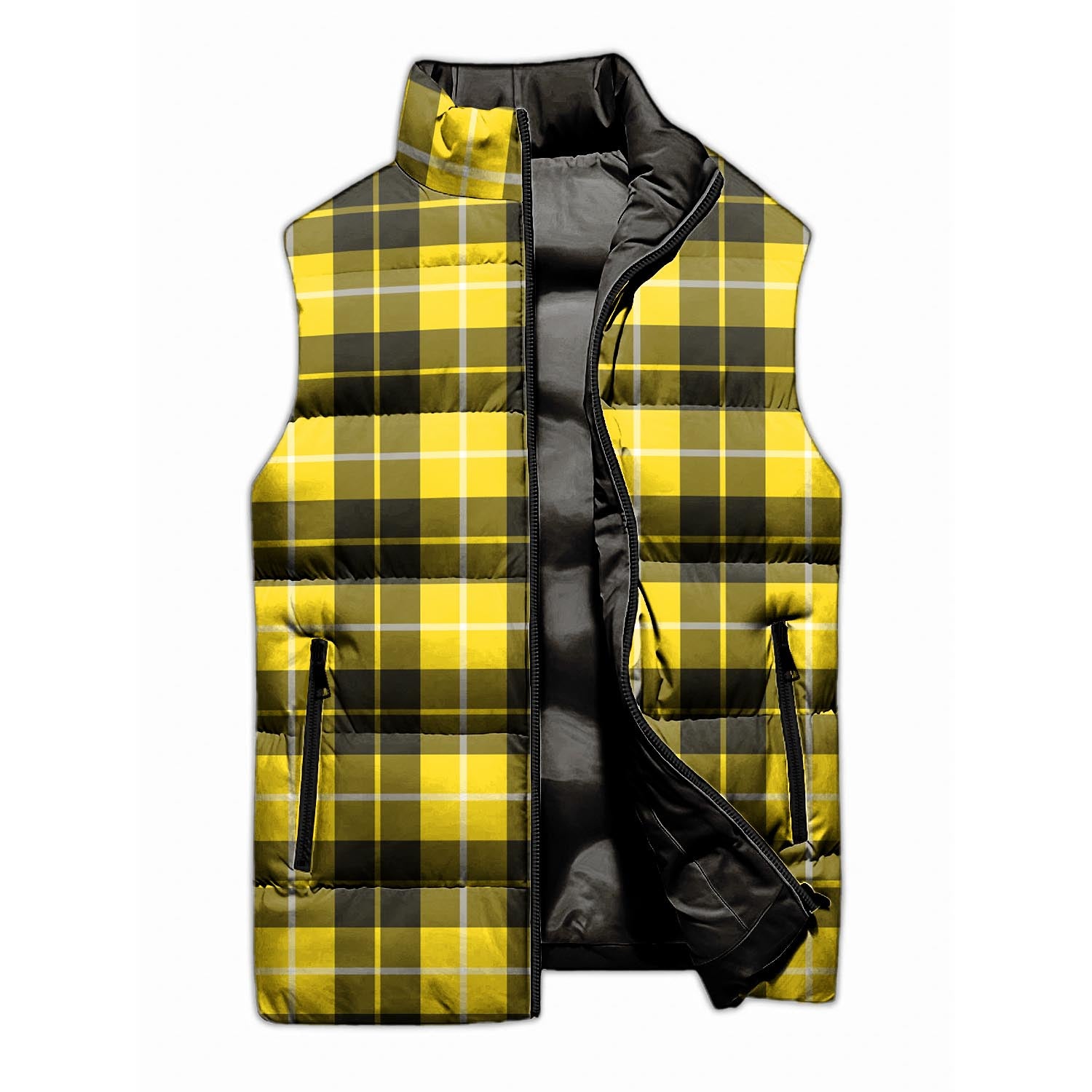 Barclay Dress Modern Tartan Sleeveless Puffer Jacket - Tartanvibesclothing