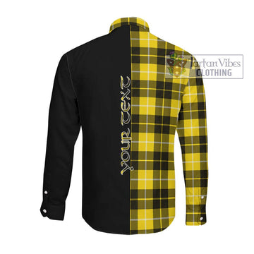 Barclay Dress Modern Tartan Long Sleeve Button Shirt with Family Crest and Half Of Me Style