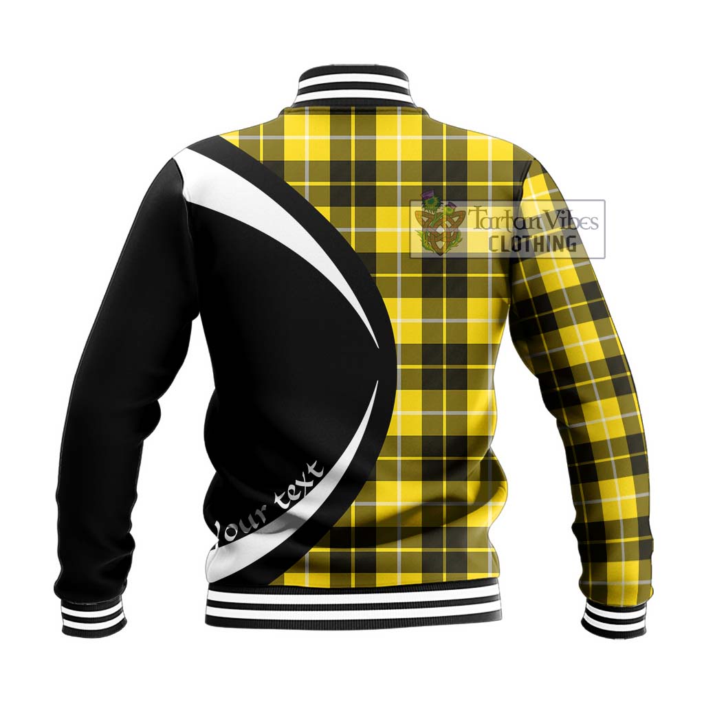 Barclay Dress Modern Tartan Baseball Jacket with Family Crest Circle Style - Tartan Vibes Clothing