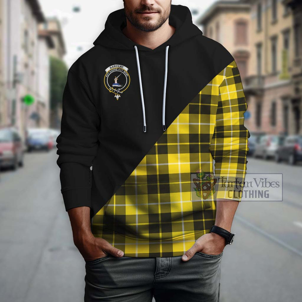 Barclay Dress Modern Tartan Hoodie with Family Crest and Military Logo Style - Tartanvibesclothing Shop