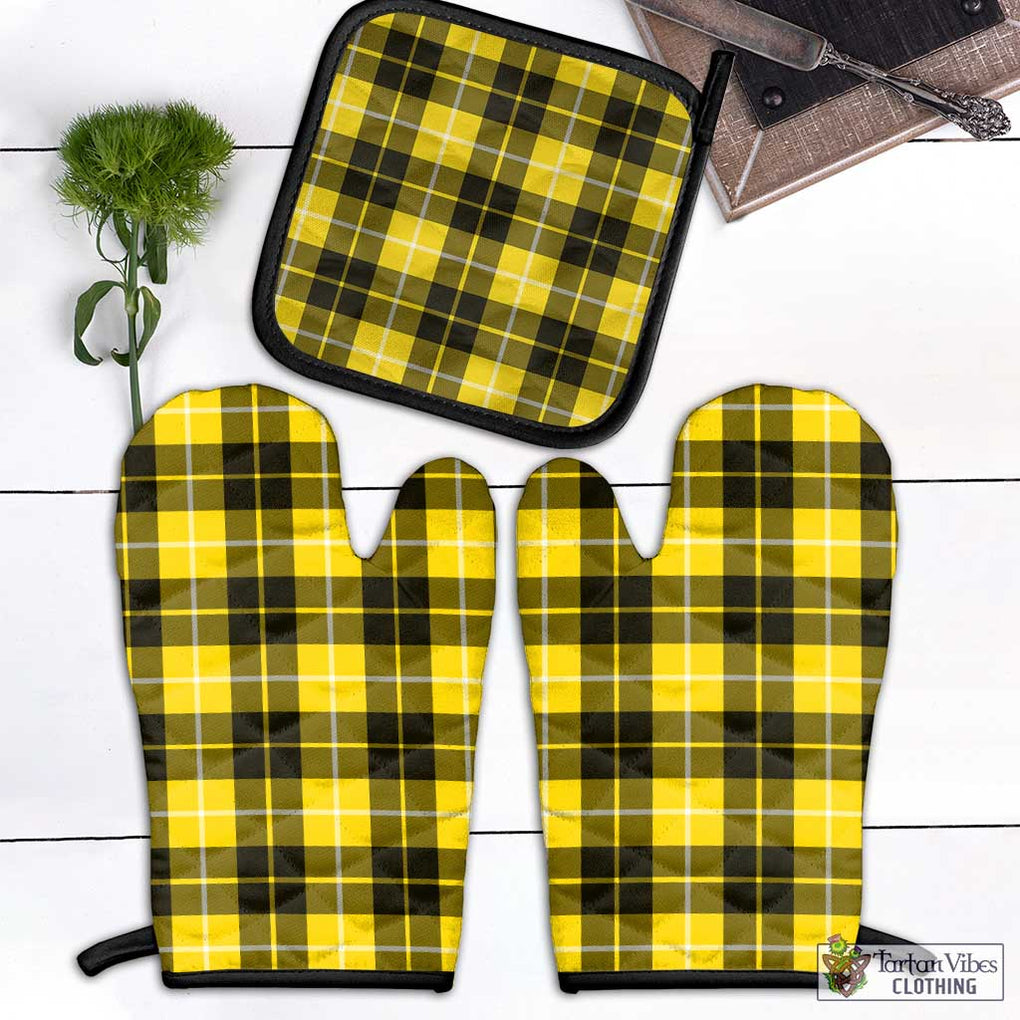 Barclay Dress Modern Tartan Combo Oven Mitt & Pot-Holder Combo 1 Oven Mitt & 1 Pot-Holder Black - Tartan Vibes Clothing