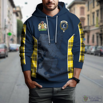 Barclay Dress Modern Tartan Hoodie with Family Crest and Lion Rampant Vibes Sport Style