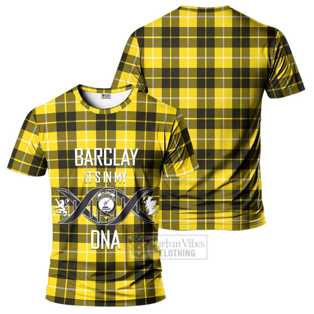 Barclay Dress Modern Tartan T-Shirt with Family Crest DNA In Me Style - Tartan Vibes Clothing