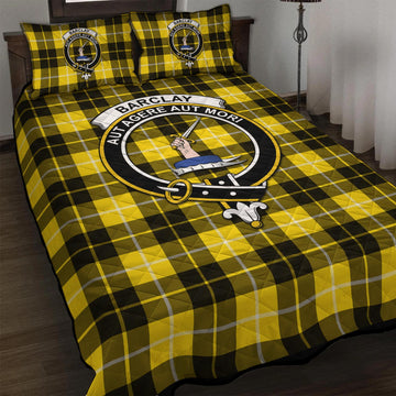 Barclay Dress Modern Tartan Quilt Bed Set with Family Crest