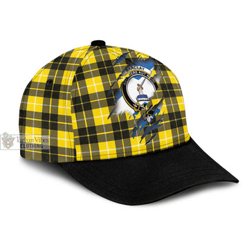 Barclay Dress Modern Tartan Classic Cap with Family Crest In Me Style