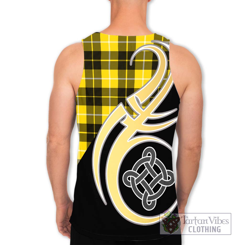 Barclay Dress Modern Tartan Men's Tank Top with Family Crest and Celtic Symbol Style - Tartan Vibes Clothing