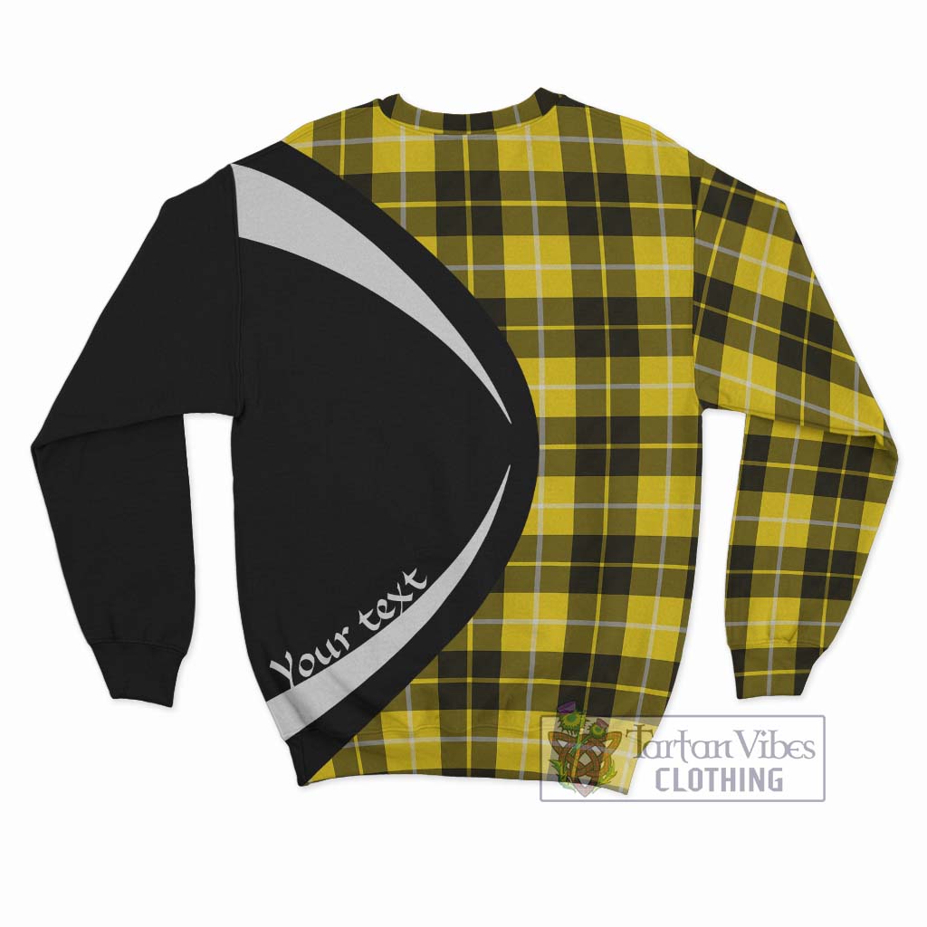 Barclay Dress Modern Tartan Sweatshirt with Family Crest Circle Style - Tartan Vibes Clothing