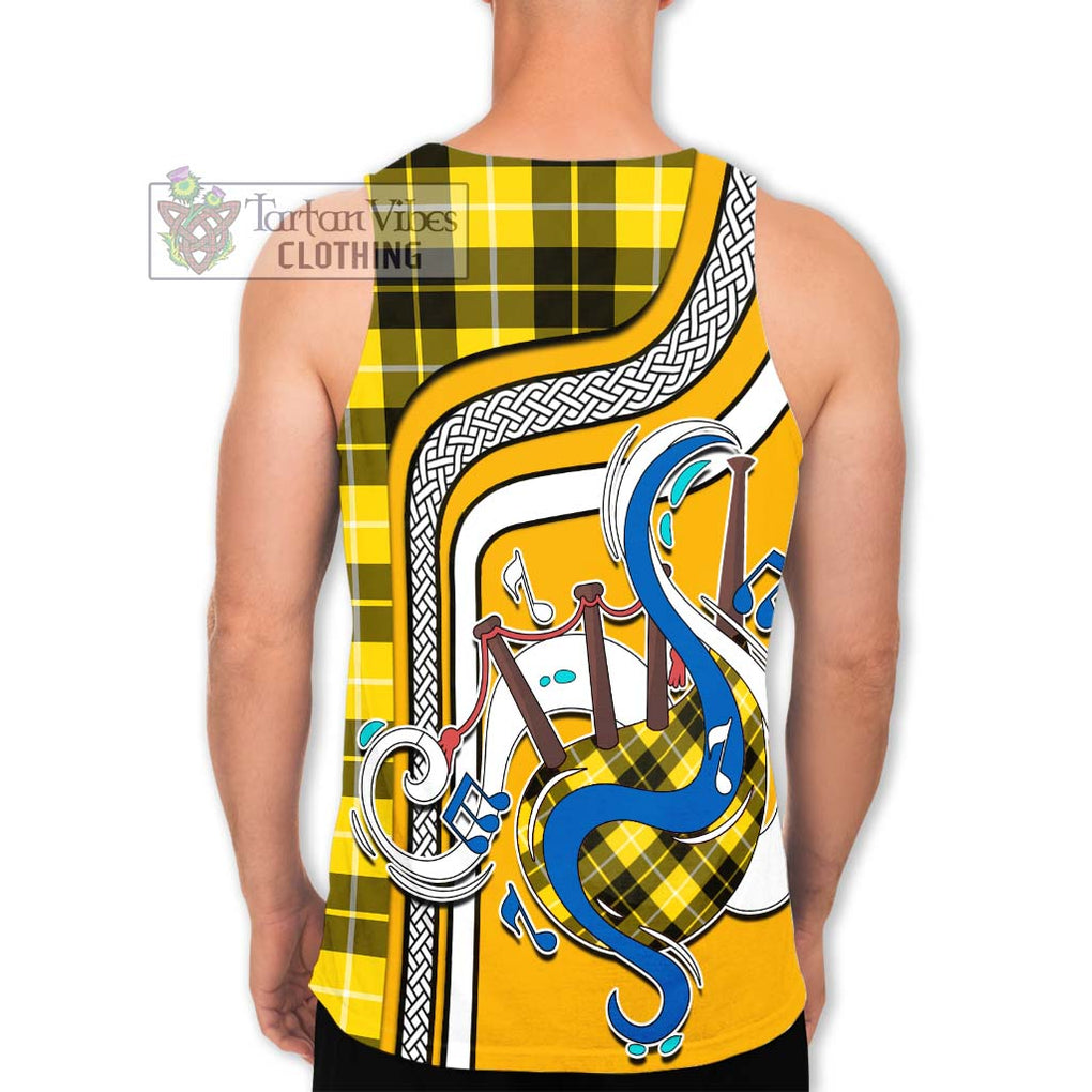 Barclay Dress Modern Tartan Men's Tank Top with Epic Bagpipe Style - Tartanvibesclothing Shop