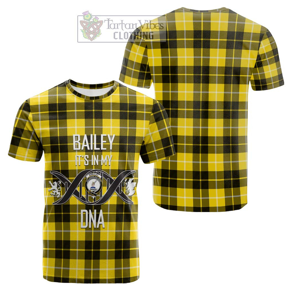 Tartan Vibes Clothing Barclay Dress Modern Tartan Cotton T-shirt with Family Crest DNA In Me Style