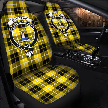 Barclay Dress Modern Tartan Car Seat Cover with Family Crest