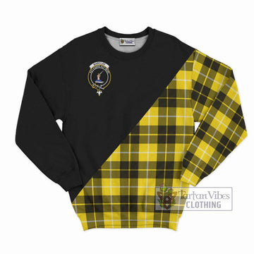 Barclay Dress Modern Tartan Sweatshirt with Family Crest and Military Logo Style