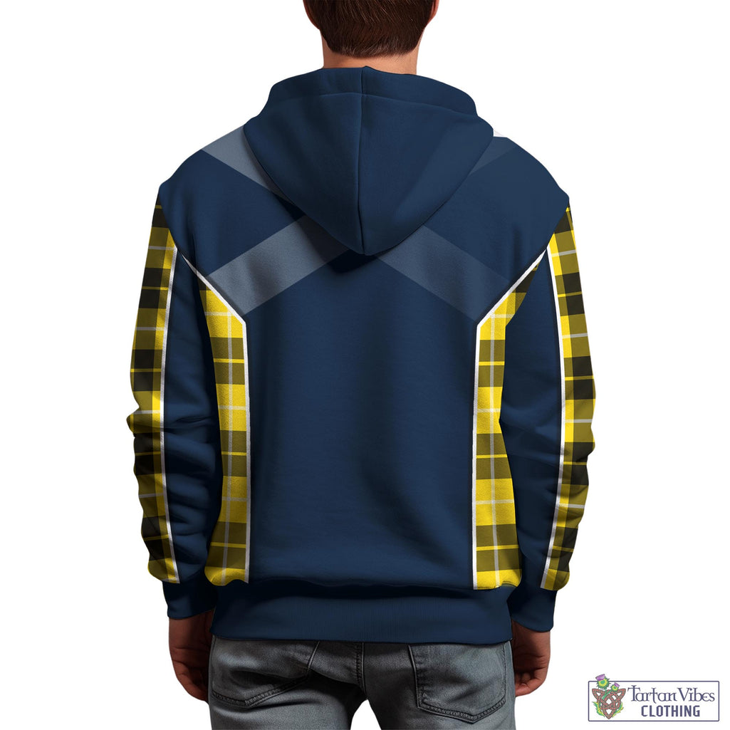 Tartan Vibes Clothing Barclay Dress Modern Tartan Hoodie with Family Crest and Scottish Thistle Vibes Sport Style