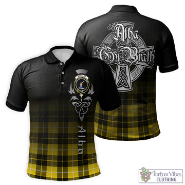 Barclay Dress Modern Tartan Polo Shirt Featuring Alba Gu Brath Family Crest Celtic Inspired