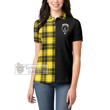 Barclay Dress Modern Tartan Women's Polo Shirt with Family Crest and Half Of Me Style