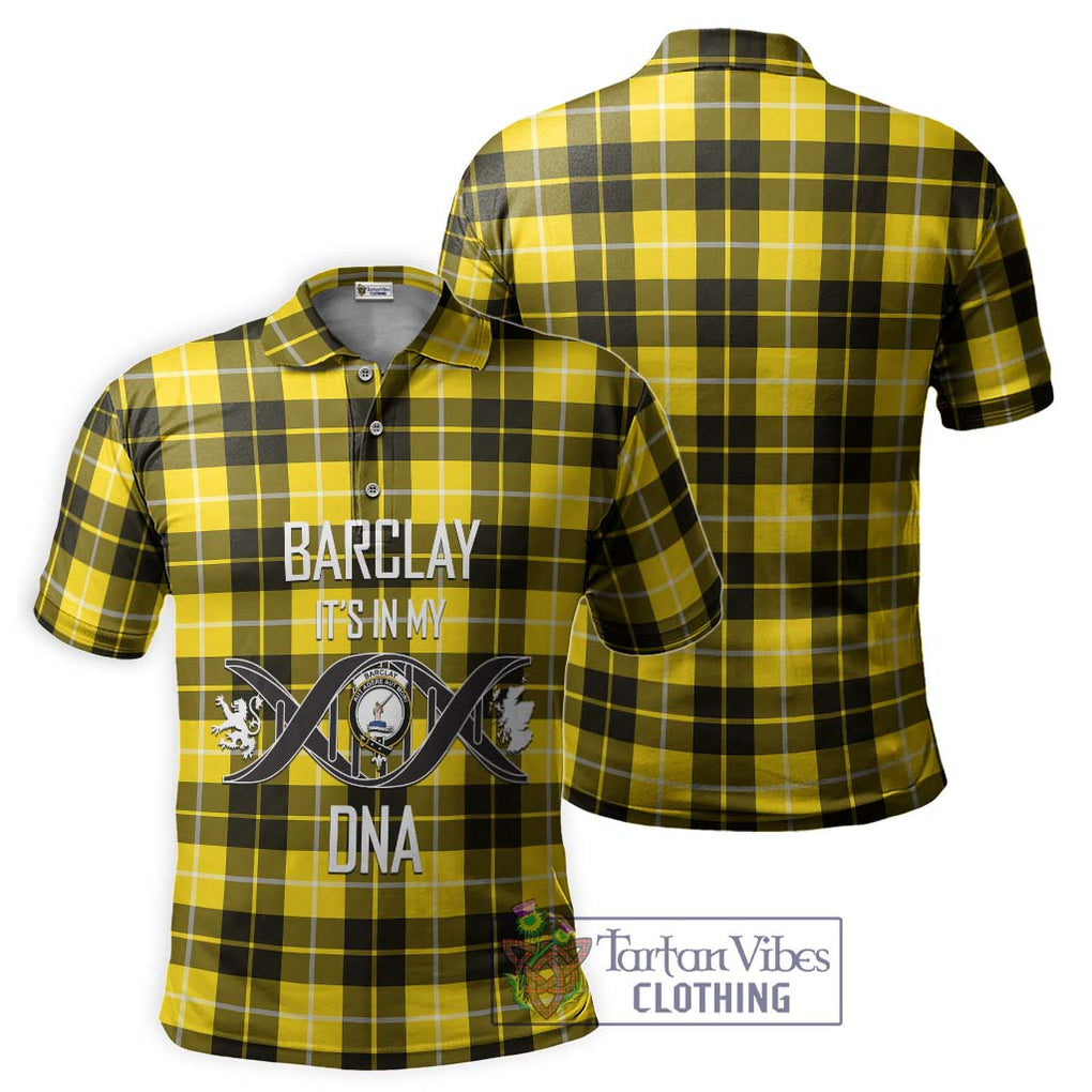 Barclay Dress Modern Tartan Polo Shirt with Family Crest DNA In Me Style - Tartanvibesclothing Shop