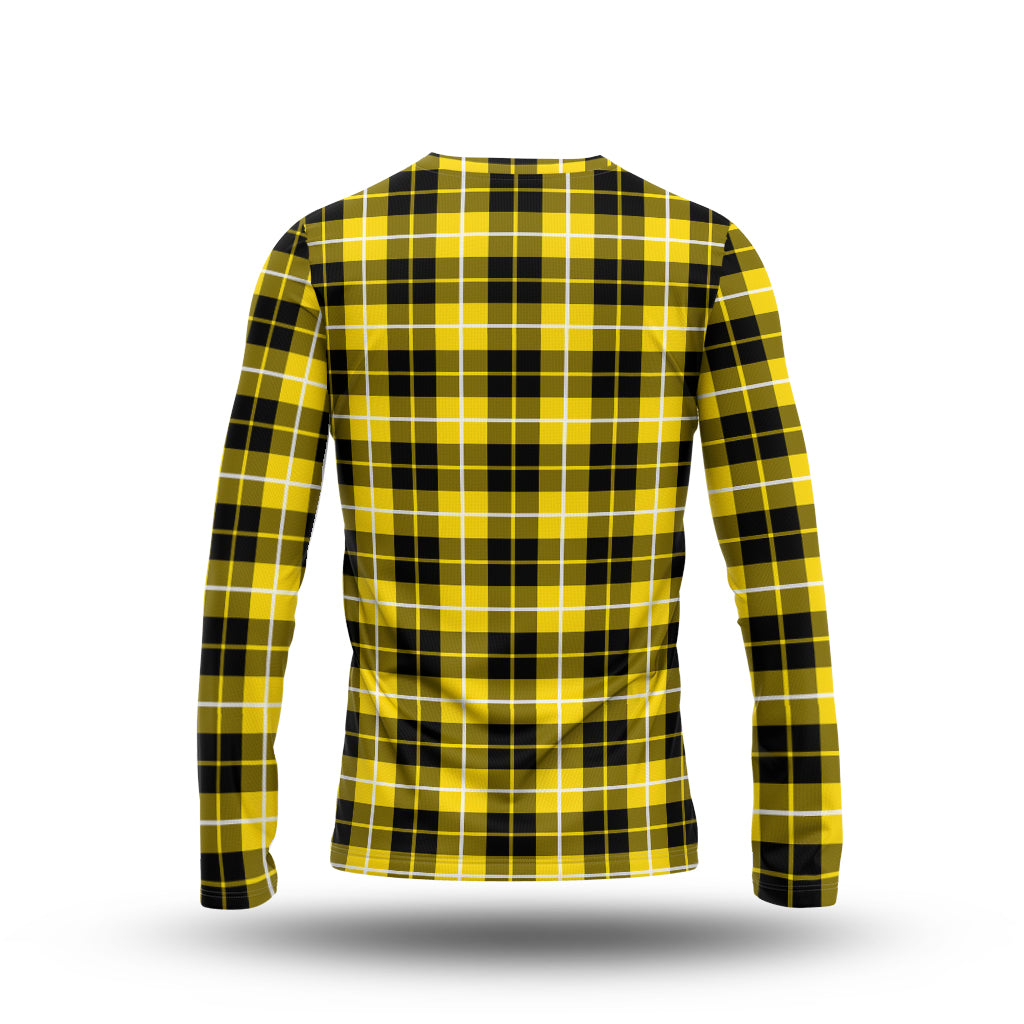 Barclay Dress Modern Tartan Long Sleeve T-Shirt with Family Crest - Tartanvibesclothing