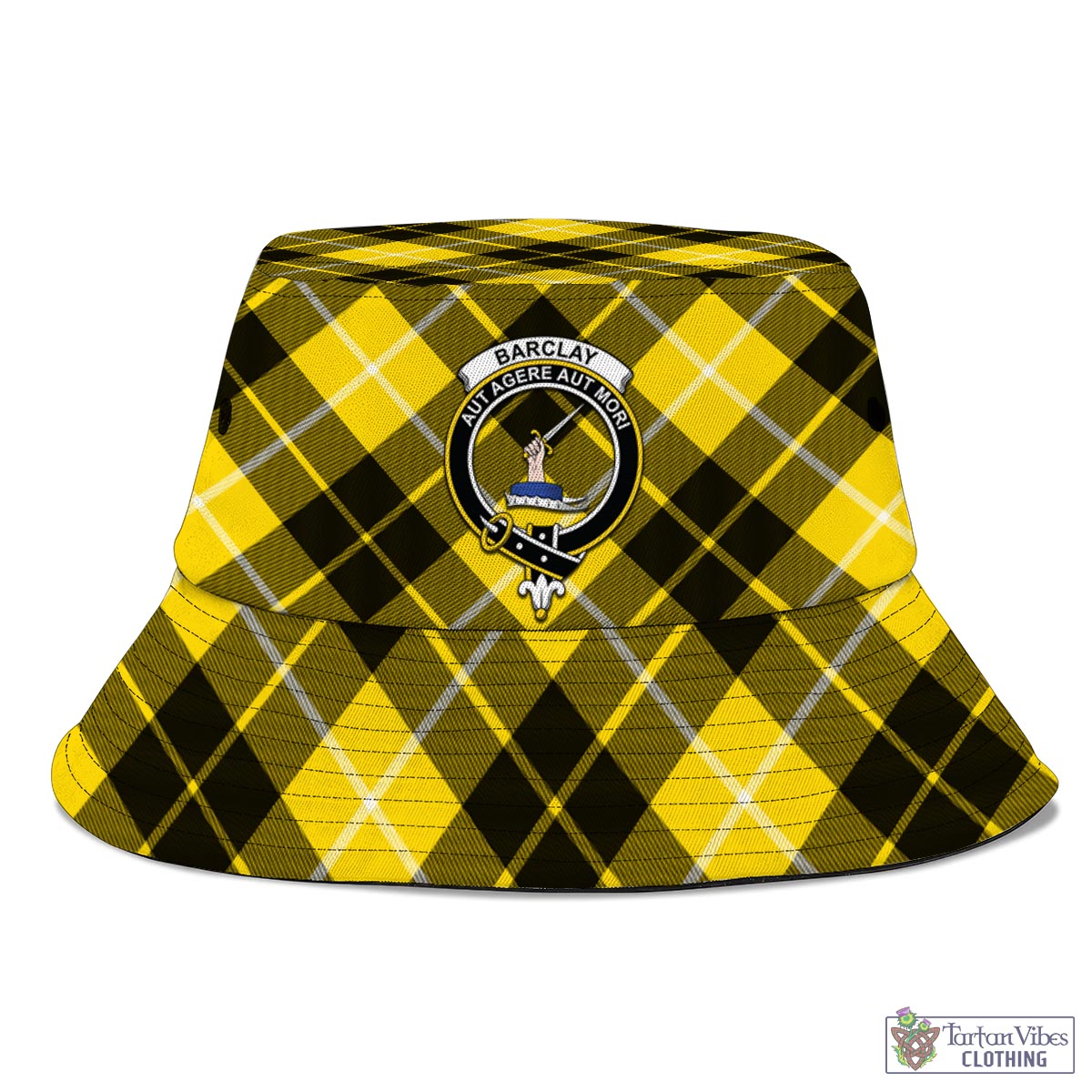 Tartan Vibes Clothing Barclay Dress Modern Tartan Bucket Hat with Family Crest