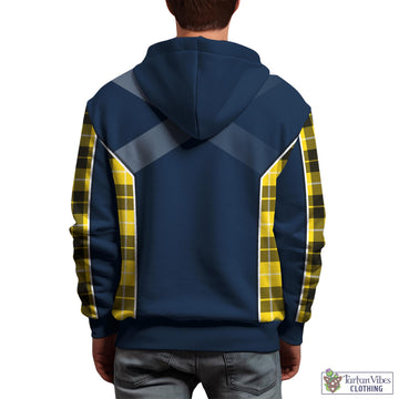 Barclay Dress Modern Tartan Hoodie with Family Crest and Lion Rampant Vibes Sport Style