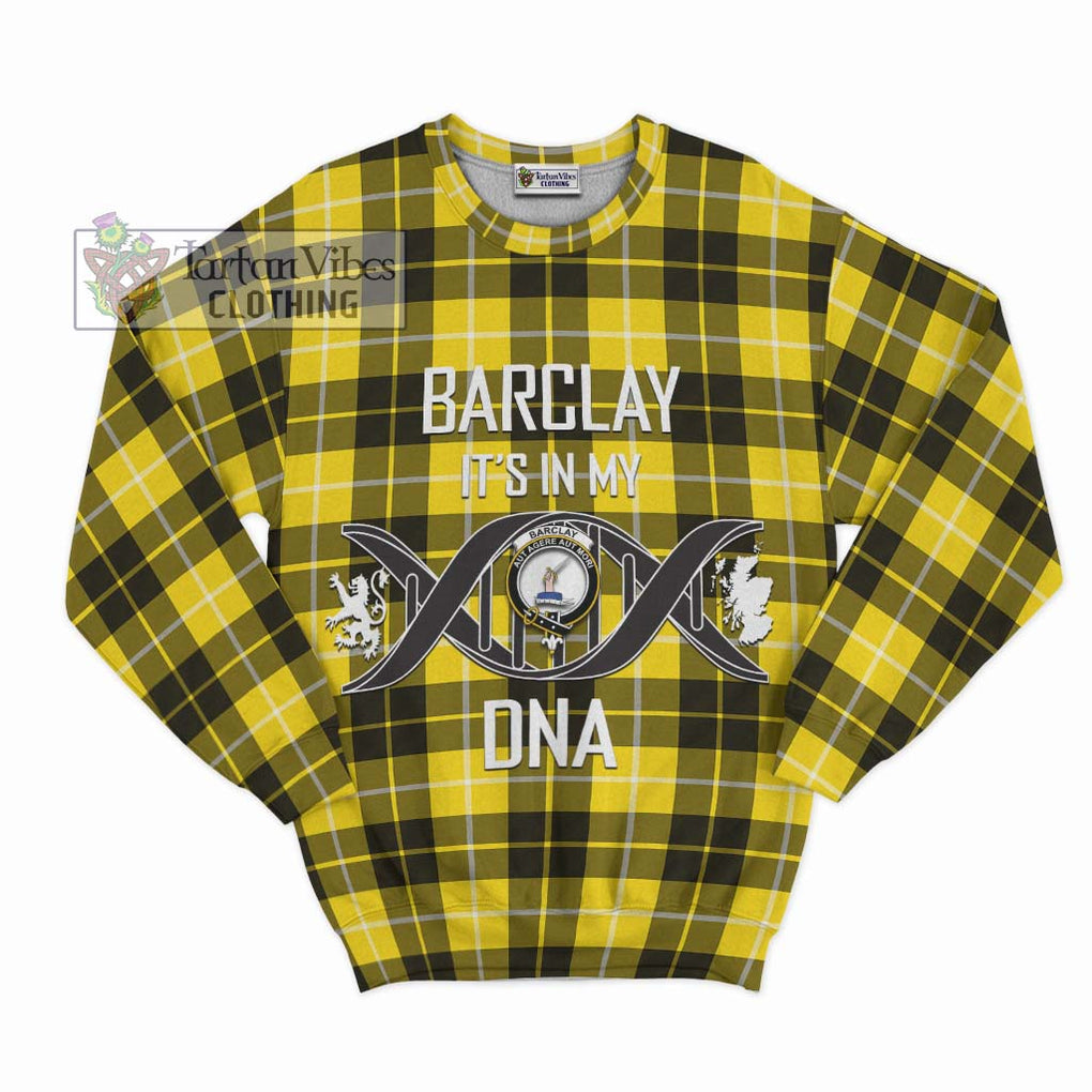 Barclay Dress Modern Tartan Sweatshirt with Family Crest DNA In Me Style - Tartanvibesclothing Shop